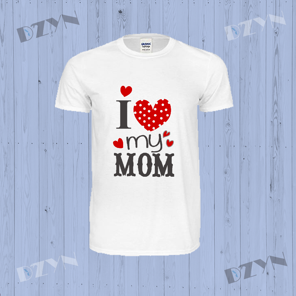 Love mom kids t-shirt -